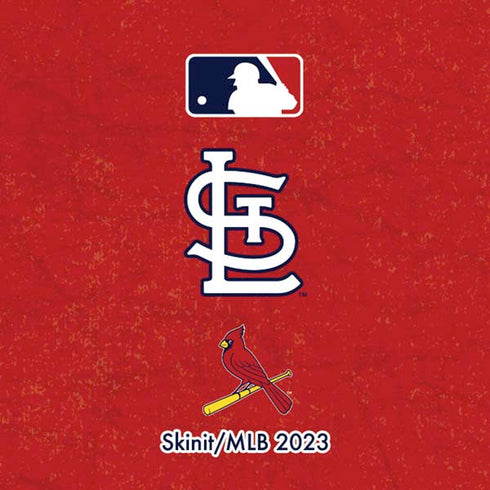 MLB St. Louis Cardinals - Solid Distressed Moto E5 Play Skin